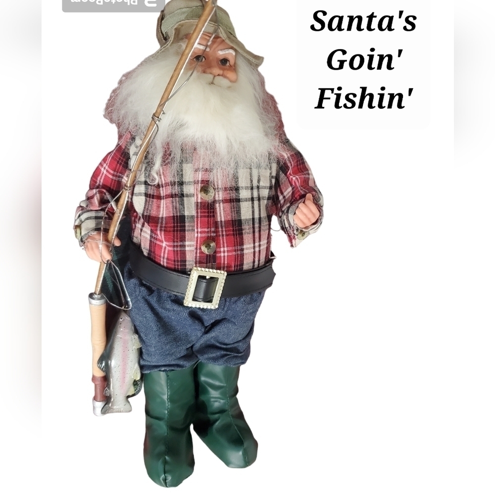 Fisherman Santa 🎅 Decoration for Christmas🎄 - Picture 2 of 9